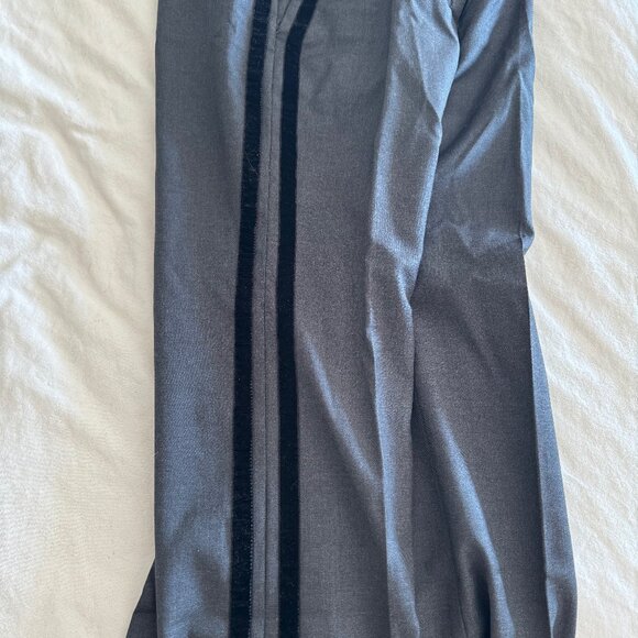Nº 21 Wool Wide Leg Pants in Dark Grey Color - Picture 8 of 9